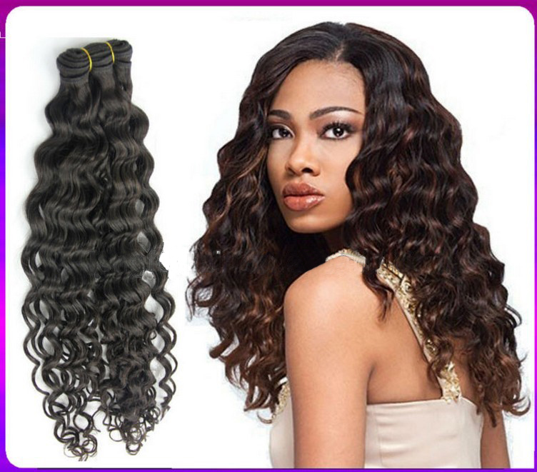 H026  LONG DARK WAVY WIGS